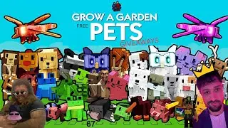 Live! Roblox Give Away - Rare GAG PETS - Then Games With Viewers (Portrait)