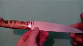 ТОНИРОВКА РУКОЯТИ ИЗ КАПА КЛЕНА.