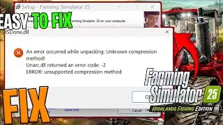 🛠️ Fix ISDone.dll | Error in Farming Simulator 25 on PC ✅ Game Installation Error
