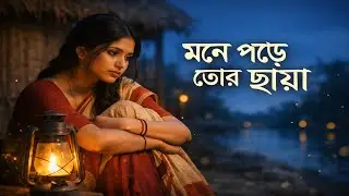 মনে পড়ে তোর ছায়া | Bengali Sad Romantic Folk Song | Female Voice | Bangla Heart Touching Song