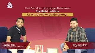 From B.Com to CPA: Sripal Jain Talks to Dheeraj Jain About Clearing CPA While Working at BIG 4 | CPA