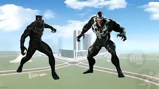Indian bike driving 3D Franklin vs black panther and venom