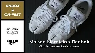 UNBOXING & ON FEET || Maison Margiela x Reebok Classic Leather Tabi sneakers
