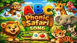 ABC Safari Song 🐵🦁 | Learn A to Z Animals Alphabet for Kids | Educational Adventure  @ChuchuCoco ​