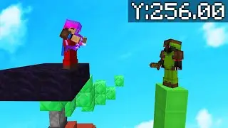Punch Bow Trolling at Height Limit in Bedwars