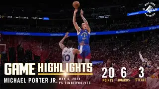 Michael Porter Jr. Full Round Two Game One Highlights vs. Timberwolves 🎥