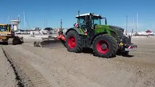 Fendt 930 / Livella Montefiori / FK D150-Caterpillar D6H / NewHolland E215C / Livellamento Spiagge