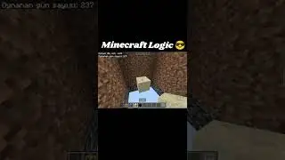 Minecraft Logic 😎 = Minecraft Mantık 😎 #KEŞFET #KEŞFETTEYİZ