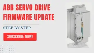 ABB Servo drive firmware update step by step (MFE180 SERIES)     #abbplc  #abbhmi #abbdrive