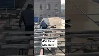 Solar panels installation #construction #solar #solarsystem #solarenergy #sun #foryou #fyp #art #me