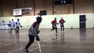 Surrey Crooks vs. Rage - Period 1 (10/27/12) Ball Hockey Videos