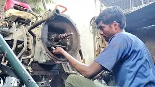 Swaraj 744 FE dual clutch assembly #jalgaon #machine #swaraj 