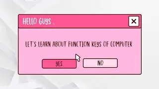 Function keys of computer |  Shortcut keys | Use of function key F1 to F12