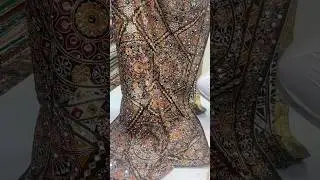 Tissue Orgnza  zari tila & mirror full jall Embroiderey Dupatta