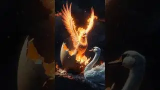 चमकते अंडे से निकली अग्निपक्षी😱🤯#facts #animals #motivation #wildlife #cute #dog #cute #swan #love
