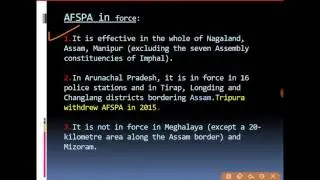 Whats is AFSPA ?