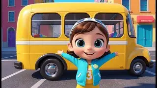 Wheels on the Bus &ndash; Magical Ride Through Fun Town + More | Imaginative Travel Rhyme for Kids
