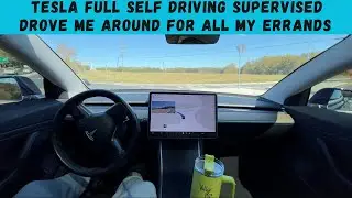 Tesla Full Self Driving Supervised Drove Me Around For All My Errands