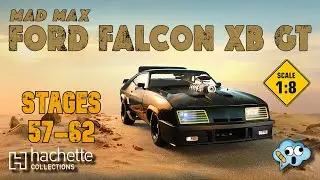 Модель автомобиля Ford Falcon XB GT из фильма «Безумный Макс» в масштабе 1/8, собранная из металл...