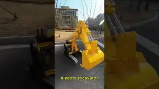 electric excavator.#chinamachine #tools #construction #constructiontools #constructionmachinery