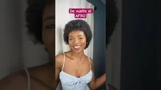 De vuelta al AFRO #carolinacantilloo #afro4c #afro #afrohair