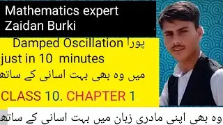Damped oscillation .explain by zaidan burki.