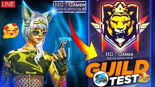 GUILD TEST LIVE STREAM 😈 | UID REACTION 🥳 | #nonstopgaming #ffgirlgamer