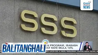 SSS Calamity Loan Program, ibababa sa 7% ang interest rate mula 10% | Balitanghali