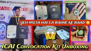 ICAI Convocation Kit Unboxing | CA Subhasis Nayak