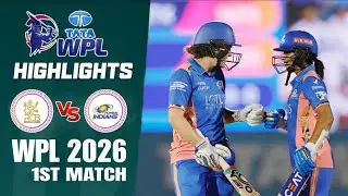RCB VS MI 1ST WPL MATCH HIGHLIGHTS 2026 😱 MI VS RCB MATCH TATA WPL HIGHLIGHTS 😱 WOMEN'S CRICKET-WCC3