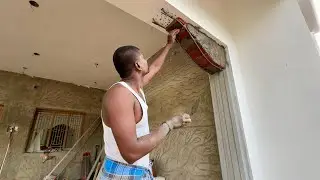 Amazing idea in do creative New Arch design Making Portico Construction-Using by sand and cement