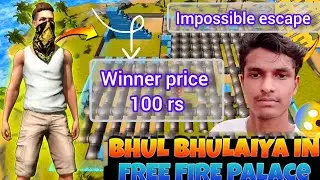 Free fire most escape map | Bhool bhuliya| map code in discription #freefire #freefiremax