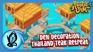 Thailand Teak Retreat | Animal Jam Den Decoration