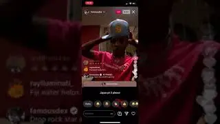 famous dex instagram live 11/25/2020 - says he never was off lean, previews new music