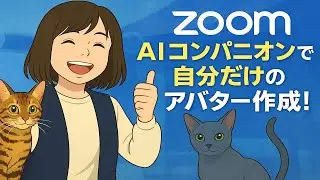 【Zoom AI Companion】カスタムアバターで動画づくりにチャレンジ！ #zoom