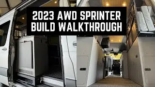 2023 AWD Mercedes Sprinter Van Build Walkthrough
