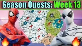 All Week 13 Challenges in Fortnite Chapter 3 Season 1