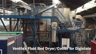 Ventilex Fluid Bed Dryer Cooler for Digistate