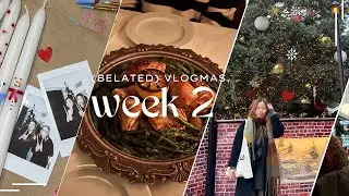 vlogmas (ish) | long distance bff reunion ❤️, holiday activities in the city 🎄🌃