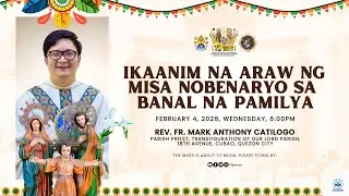 𝗟𝗜𝗩𝗘 𝗡𝗢𝗪 | Ikaanim na Araw ng Misa Nobenaryo sa karangalan ng La Sagrada Familia de Roxas