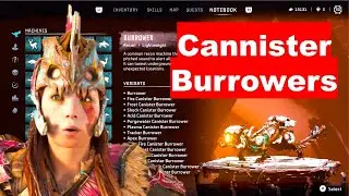 3 Cannister Burrower Scan Sites for 100% in Horizon Forbidden West Completion #horizonforbiddenwest