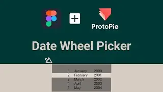 iOS Date Picker Tutorial Using Protopie