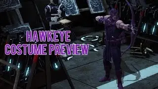 Hawkeye Costume Preview - Marvel Heroes Omega (PC/PS4/XBOX)