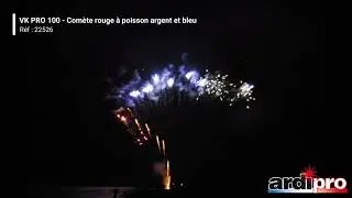 22526 - VK PRO 100 - Com&egrave;te rouge &agrave; poisson argent et bleu