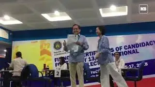Former senator Sergio Osme&ntilde;a III files his CoC for senator