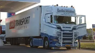 Truckspotting in Haselünne Part 4 | Open Pipe | Horns and more