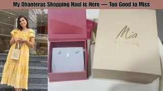 Моя покупка в Dhanteras стоимостью менее 50 000 ₹ 💛 | Доступные золотые и бриллиантовые находки, ...