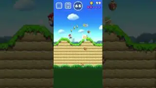 Super Mario Run - World 3-3: Shell Me the Way! - Pink Coins