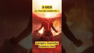 Avengers Doomsday X Men Trailer Breakdown In Hindi | Avengers Doomsday Trailer In Hindi #shorts