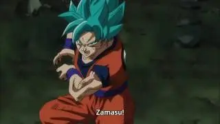 Dragonball Super Episode 65 Goku's Kamehameha to Merged Zamasu